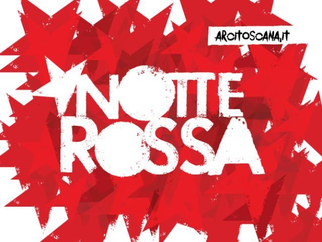 Il logo della Notte rossa dell'Arci