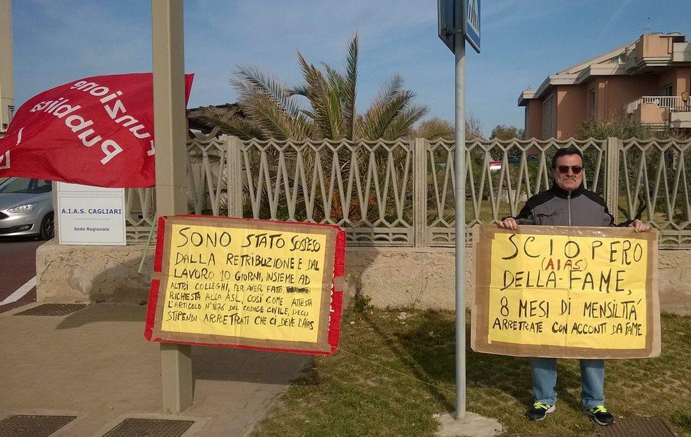 Aias, sciopero della fame: «Siamo esasperati» 