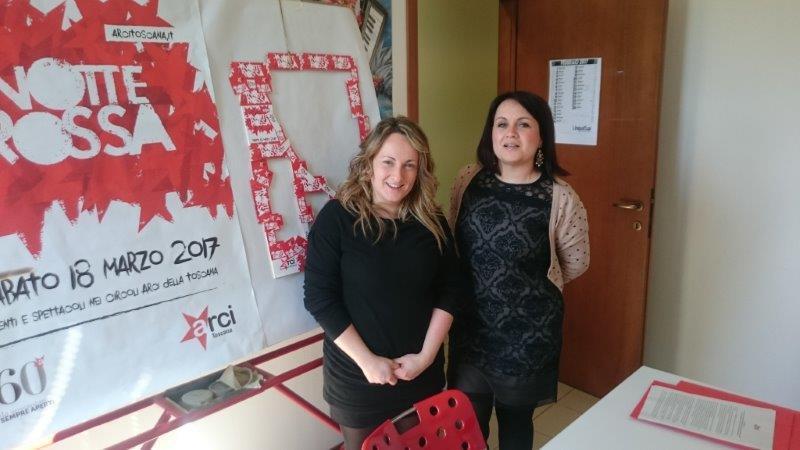 A sinistra Chiara Salvadori e a destra Viorica Guerri