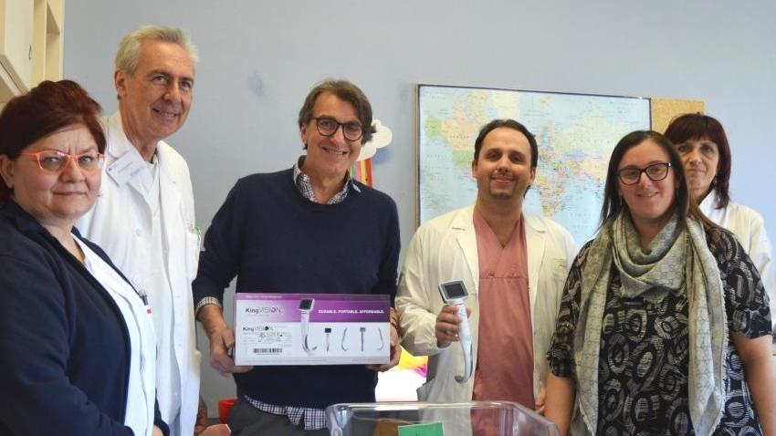 Il Rotary club ha donato apparecchi per bambini