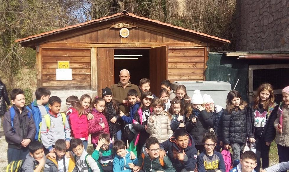 In visita alle baby trote di Libera pesca