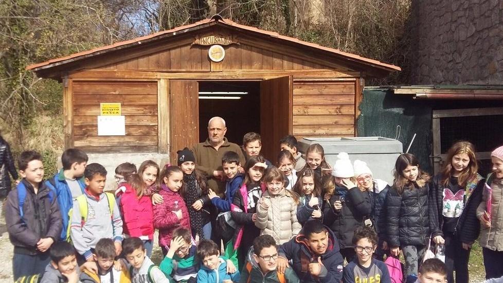 In visita alle baby trote di Libera pesca
