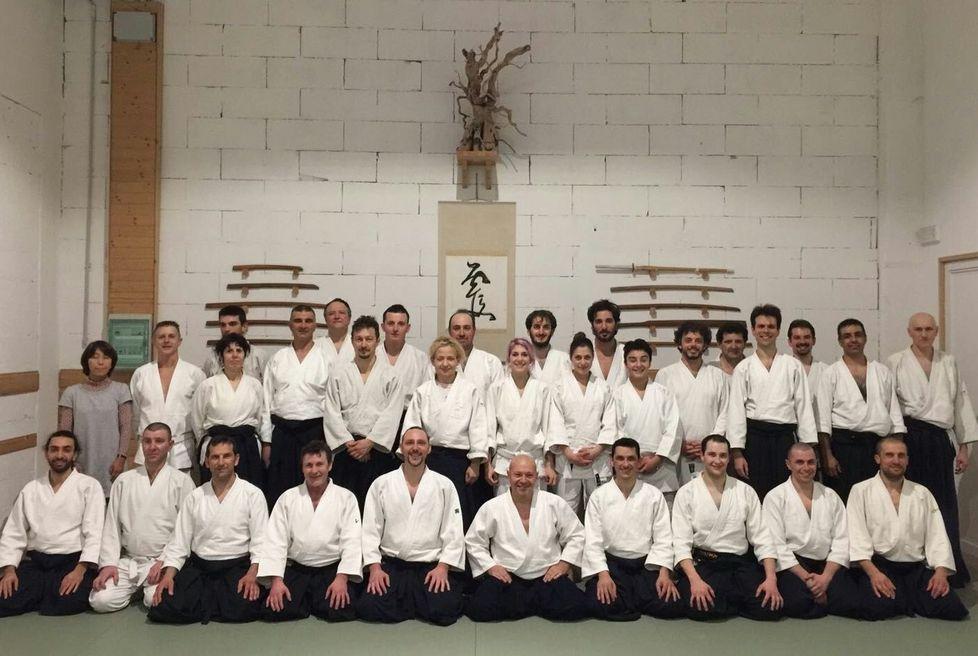 Il maestro di Aikido Tendron ha tenuto uno stage a Milano 