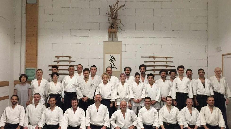 Il maestro di Aikido Tendron ha tenuto uno stage a Milano