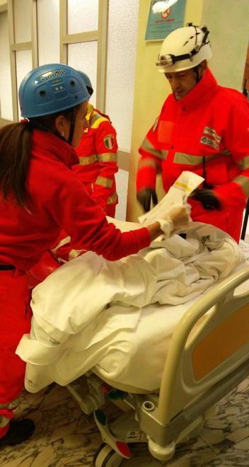 Test di evacuazione all’ospedale di Castelnuovo 