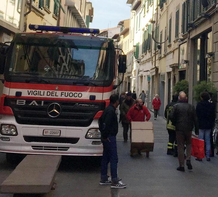 Perdita di gas in una via del “giro”
