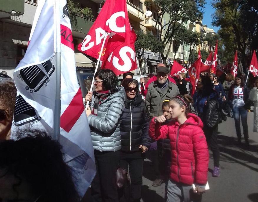 La manifestazione contro la riforma sulla scuola
