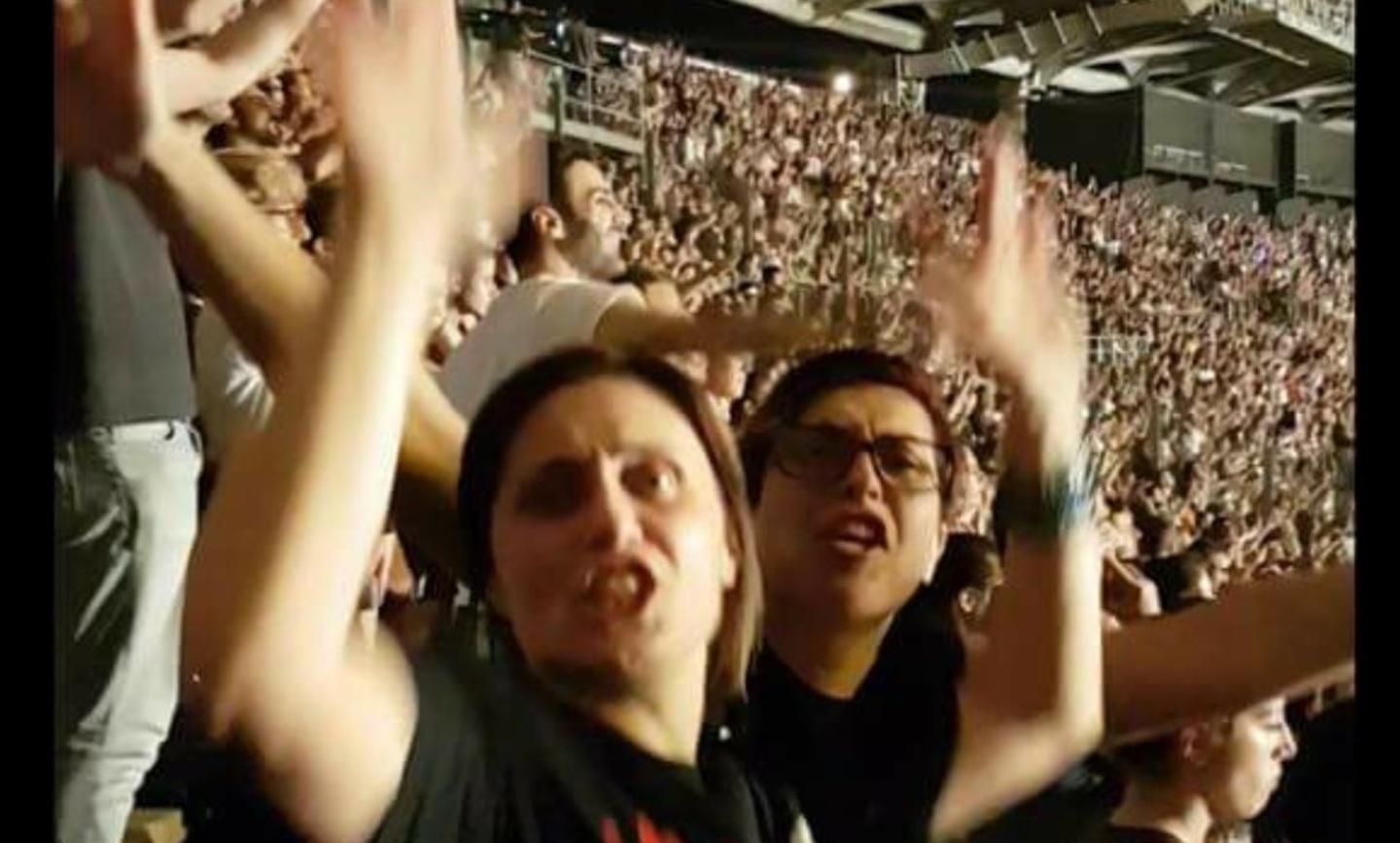 Giulia, ricordo di un concerto con Vasco