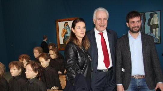 Eugenio Giani fra Ilaria Bugetti e Nicola Ciolini