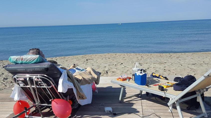 Quella mattina in riva al mare