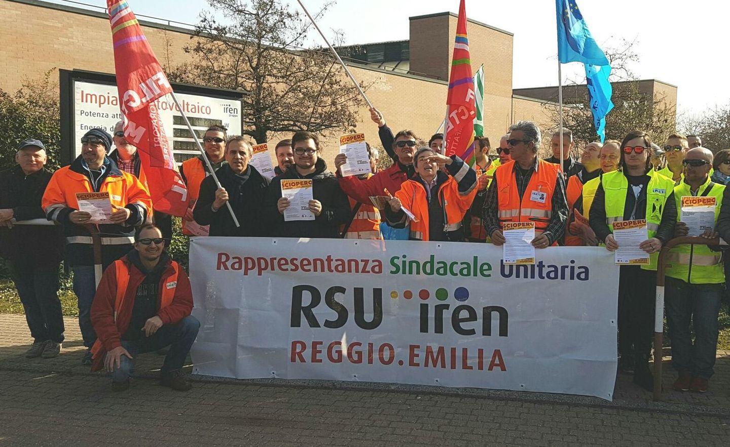 Iren, oltre 250 lavoratori in sciopero per il contratto 
