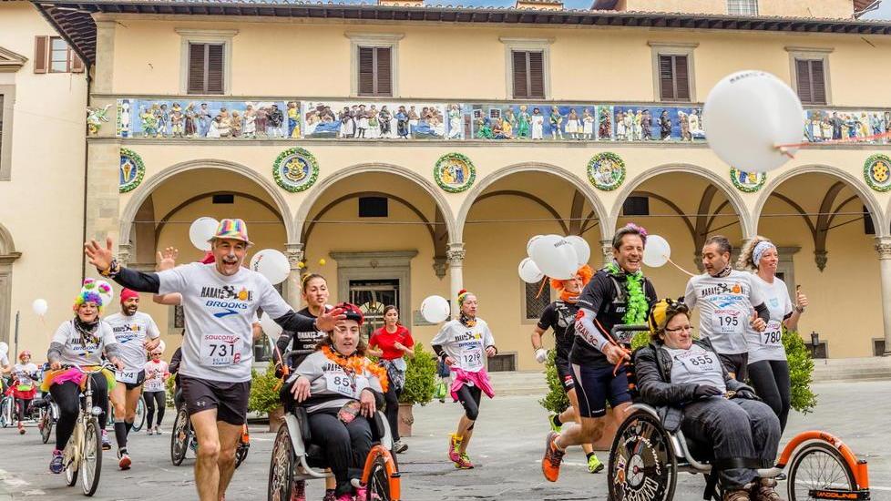 La corsa della solidarietà dei Maratonabili
