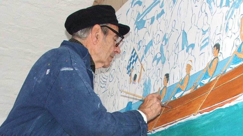 Il mare di Elio Loffredo tra velieri e grandi affreschi
