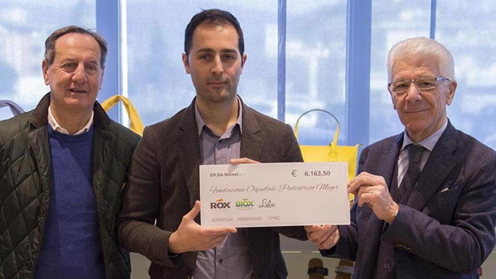 Lalù per il Meyer: un assegno da 6.000 euro