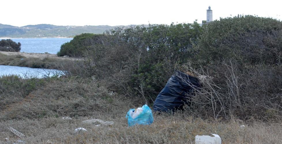 Operazione pulizia a Cala Saccaia 
