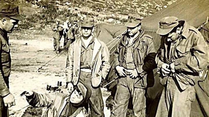 Marines a Cala Sassari negli anni Sessanta