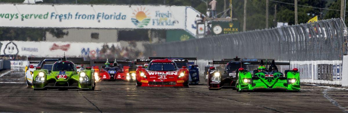 Un momento della 12 Ore di Sebring 2017