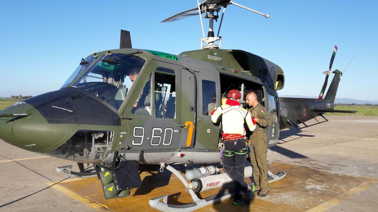 Escursionista cade nelle campagne di San Vito: arriva in elicottero il Soccorso alpino