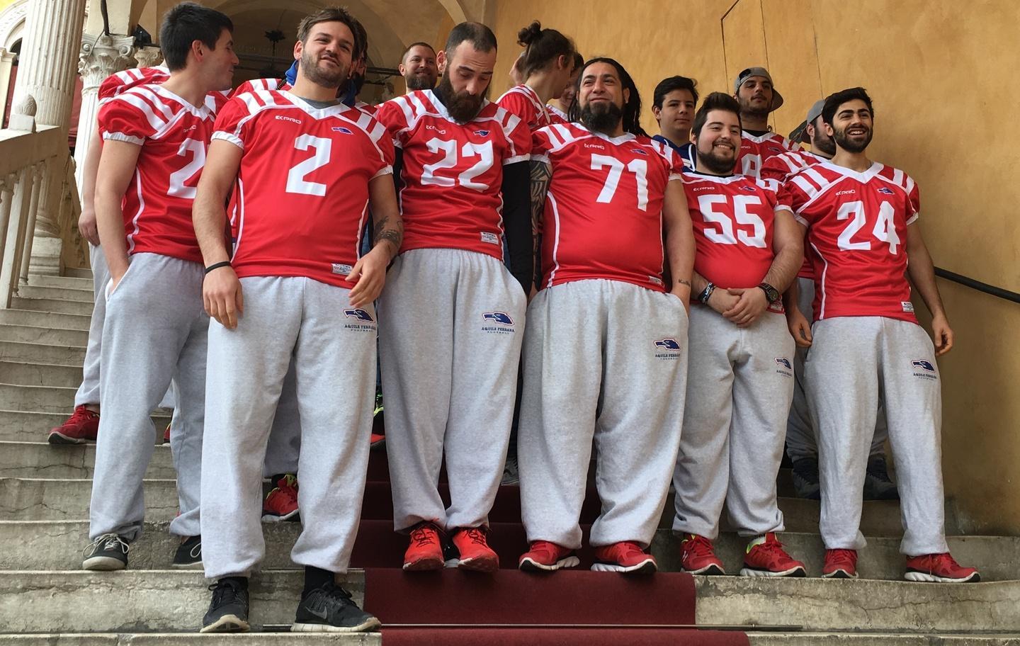 Ieri la presentazione delle Aquile Oggi alle 15 la sfida ai Doves