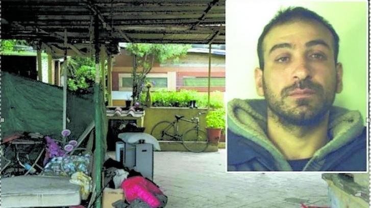La baracca in cui fu trovata morta la piccola Samantha e il patrigno Tonino Krstic