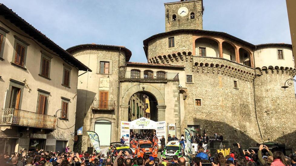 Rally del Ciocco, tanti appassionati lungo il percorso
