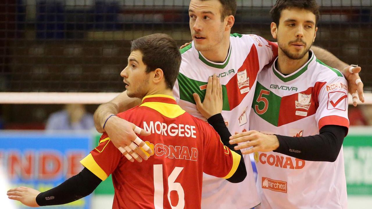 La Conad ritrova il sorriso Liquidata Aversa per 3 a 0