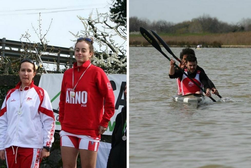 Canoa: cinque titoli regionali per la Arno