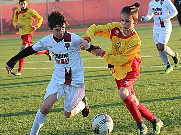 I Giovanissimi B del Tau travolgono 7-0 la Folgor 