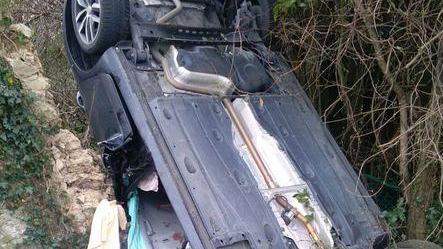 Si capotta con l’auto, ferito un 33enne