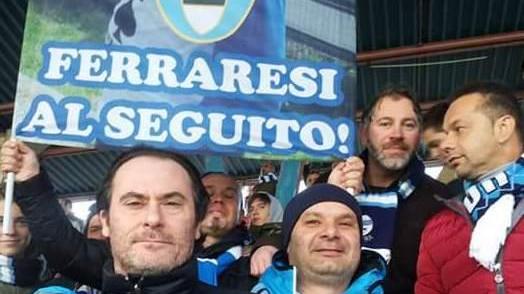I selfie dallo stadio dei fan biancazzurri