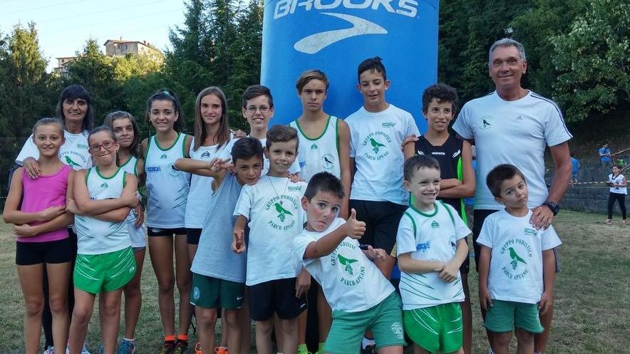 Corsa campestre nel parco