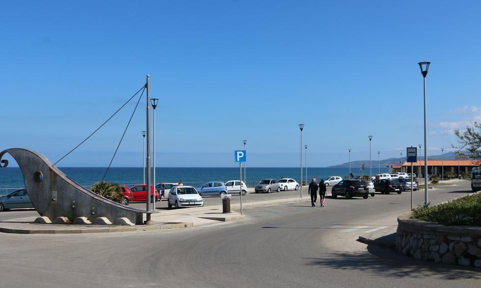 Lampioni stradali a led sulla Marina
