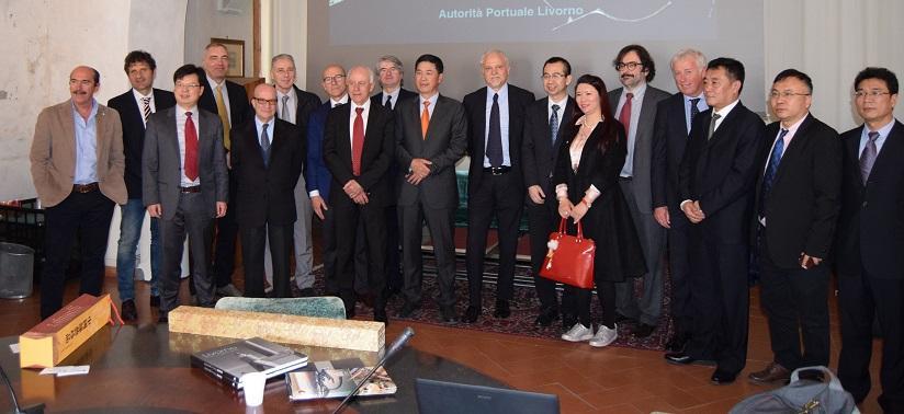 L'incontro fra la delegazione di Pechino, i vertici dell'Authority e il cda della Compagnia Portuale