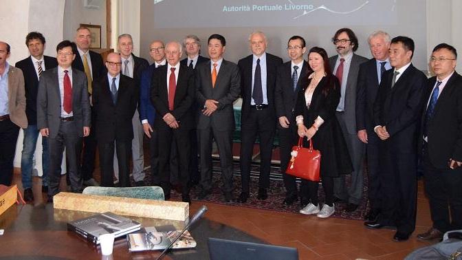 L'incontro fra la delegazione di Pechino, i vertici dell'Authority e il cda della Compagnia Portuale