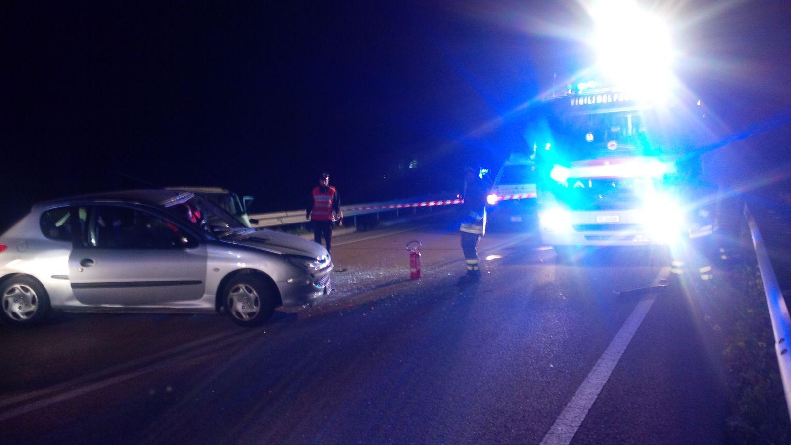 Il luogo dell'incidente (foto Santoni)