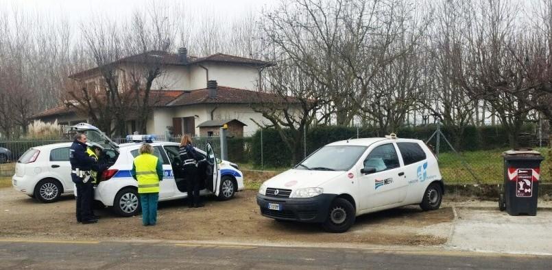 Castelfranco, Getta i rifiuti della figlia e i vigili lo puniscono  