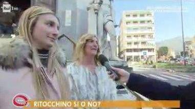 In televisione da Carrara si parla dei ritocchi estetici