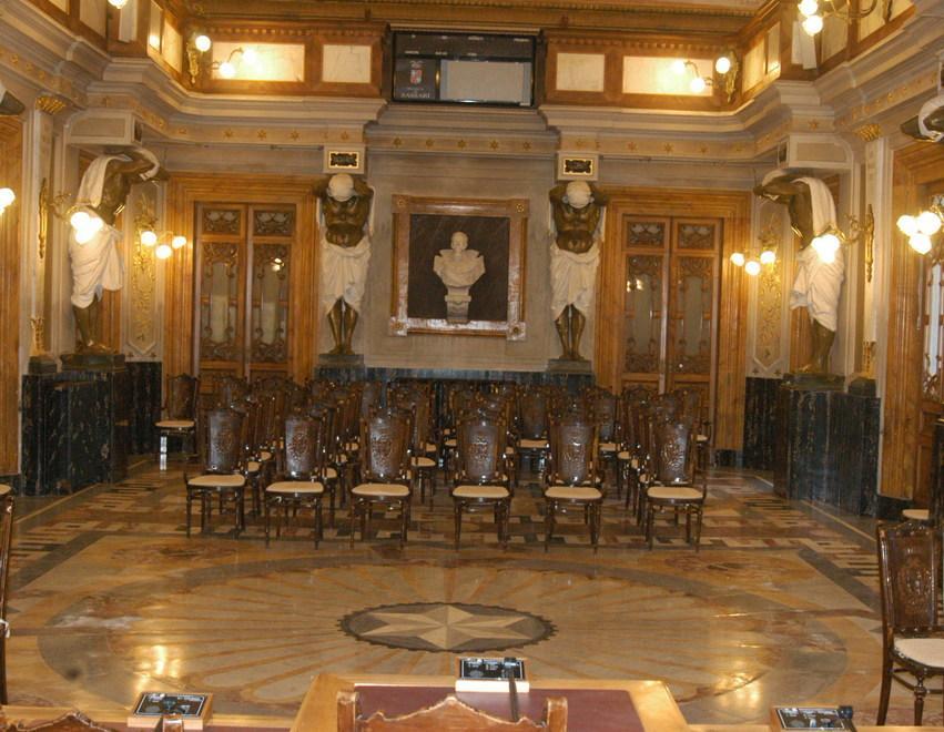 IL salone Sciuti nel palazzo della Provincia di Sassari