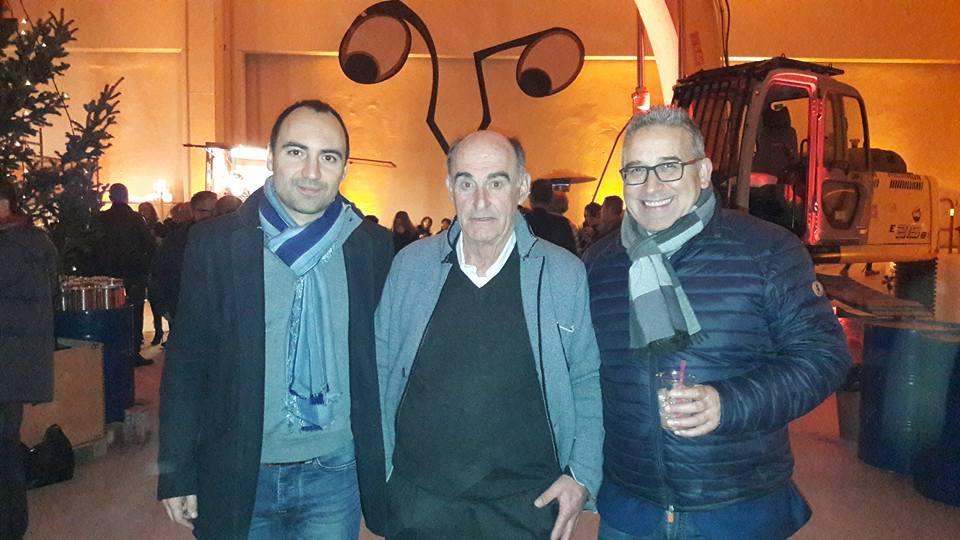 Nella foto al centro tra Calamai e Forastiero, Graziano Orlandi