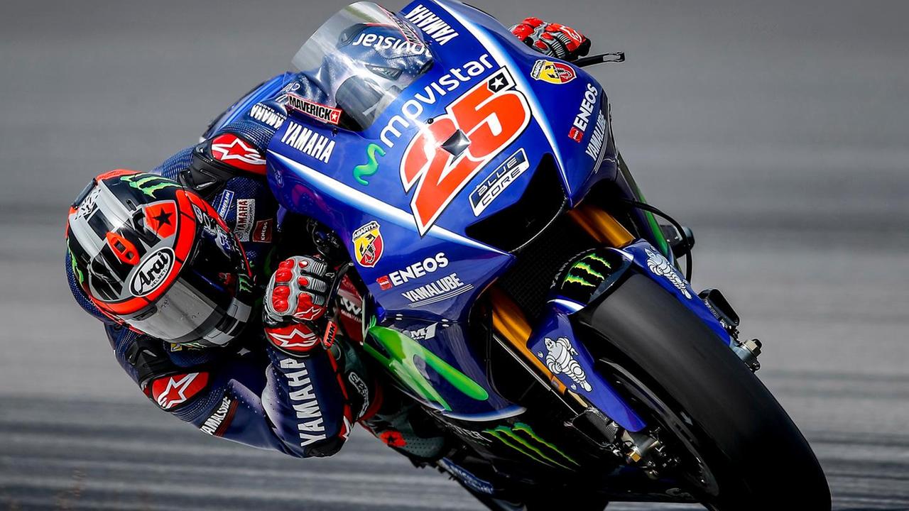 Fulmine Vinales: subito miglior tempo in Qatar