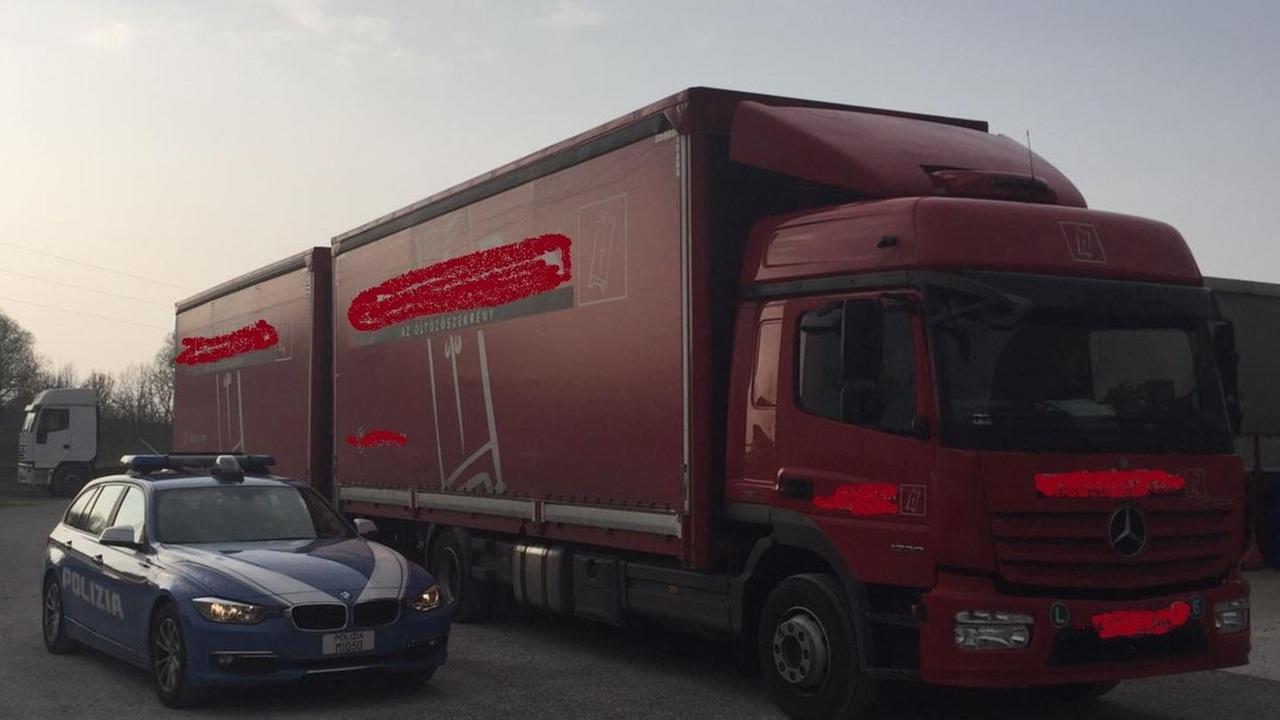 Tir irregolare, denunciato