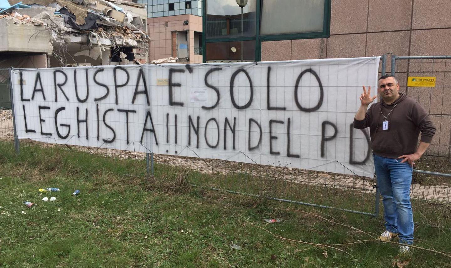 Lega e Pd separati da una “ruspa” 