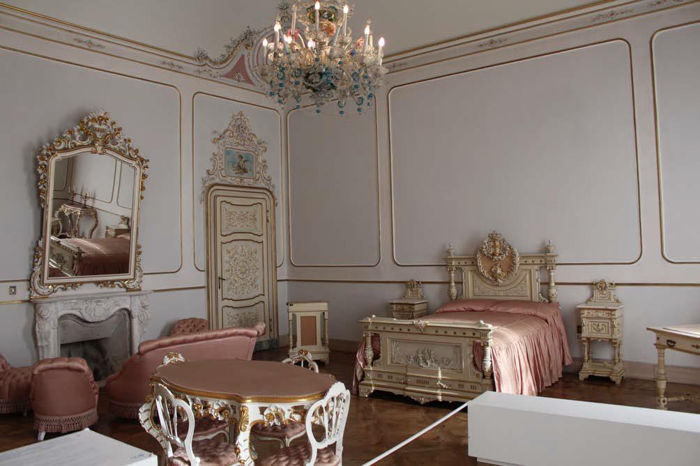 La stanza dei sovrani nel Palazzo della Provincia di Sassari