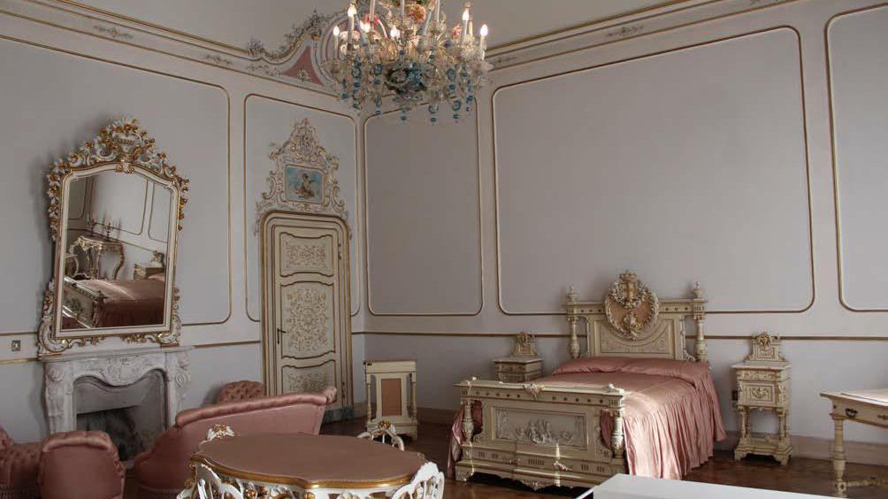La stanza dei sovrani nel Palazzo della Provincia di Sassari