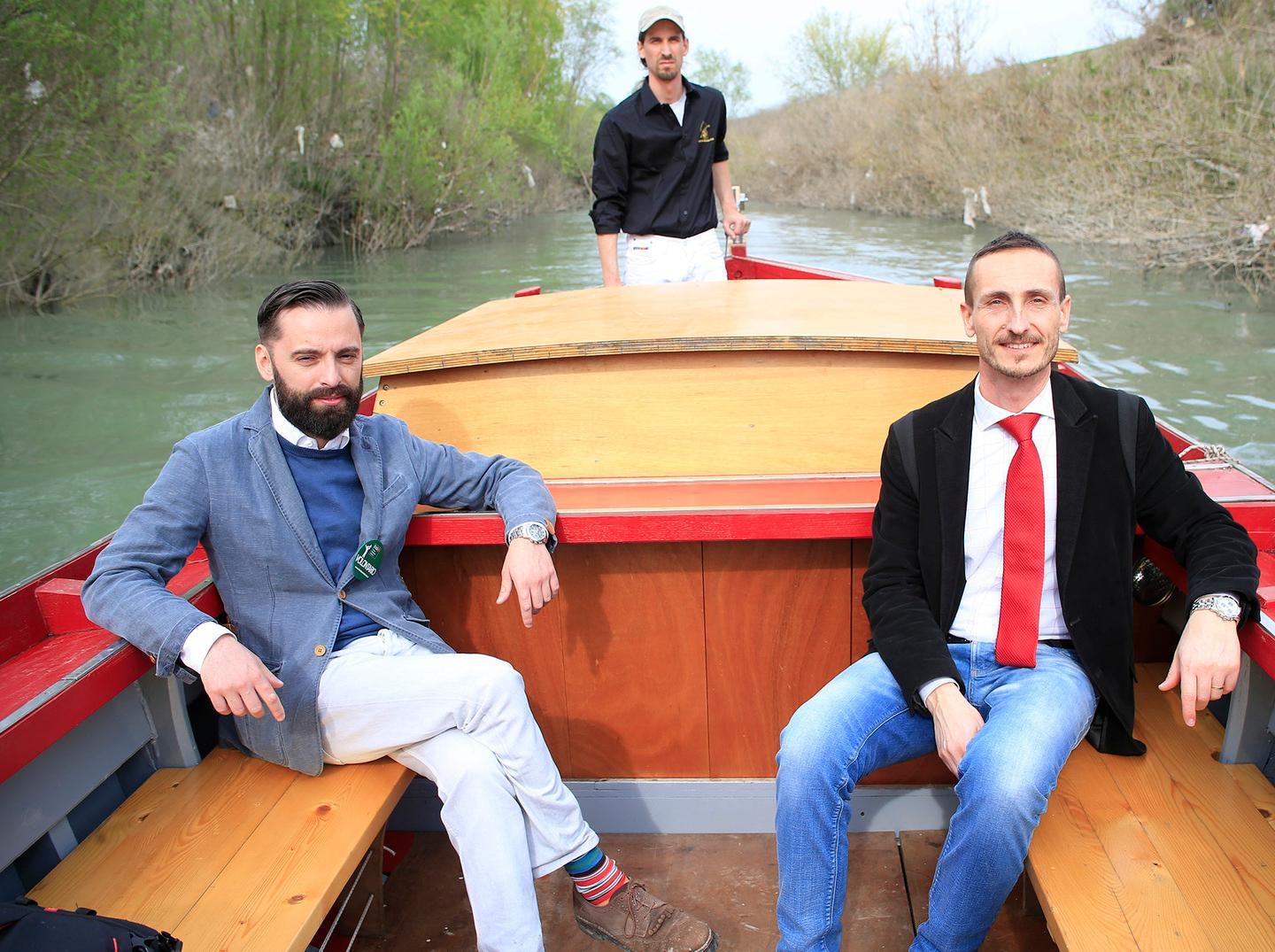 Alla scoperta delle ville in barca sul fiume Panaro 