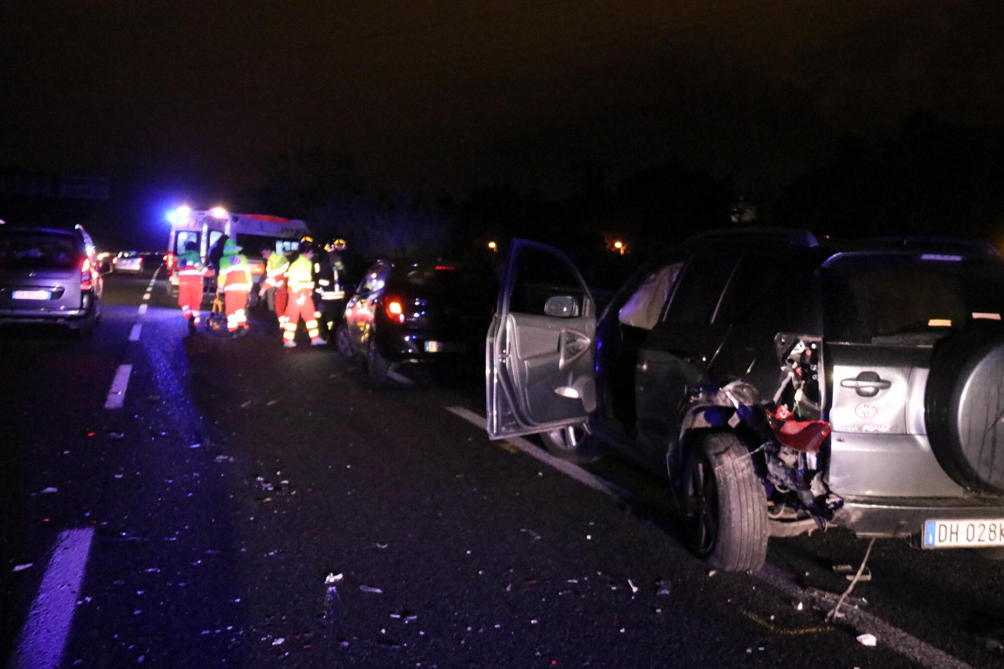 Il Suv coinvolto nello scontro (Repetti/Pentafoto)
