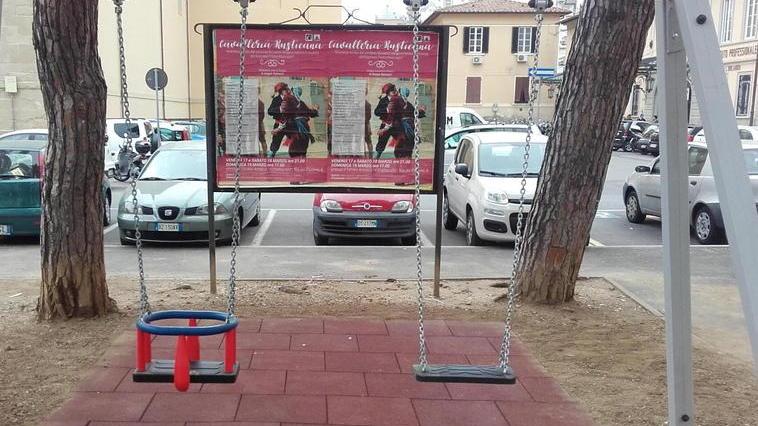 Bambini in piazza Due Giugno c’è una nuova area giochi