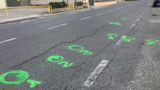 Il punto dell'incidente (foto Silvi)