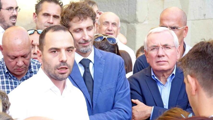 Da sinistra Bertinelli, Magni e l'assessore Tuci (foto Gori)