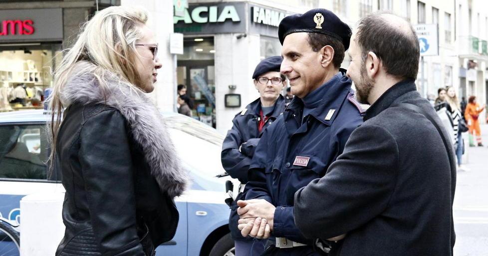 Vaccaro colpita da un calcio